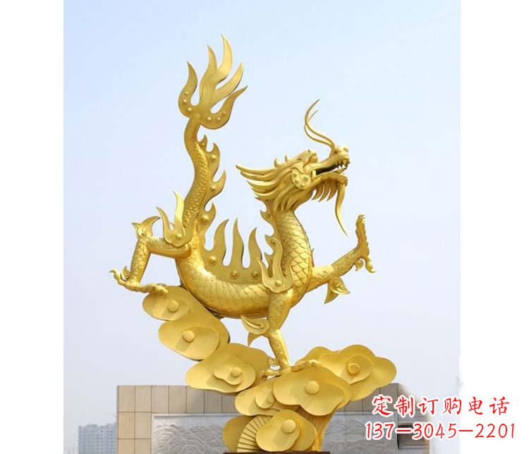 益阳不锈钢虎跃雕塑——传承英雄气概