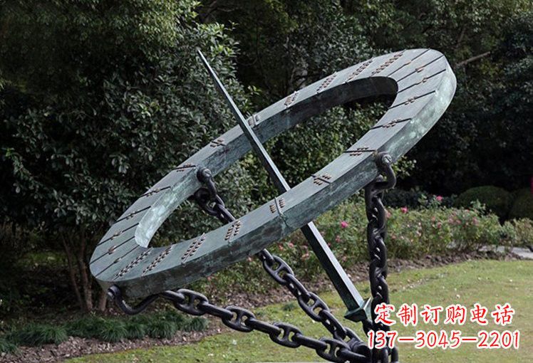 益阳不锈钢日晷雕塑精致的艺术符号