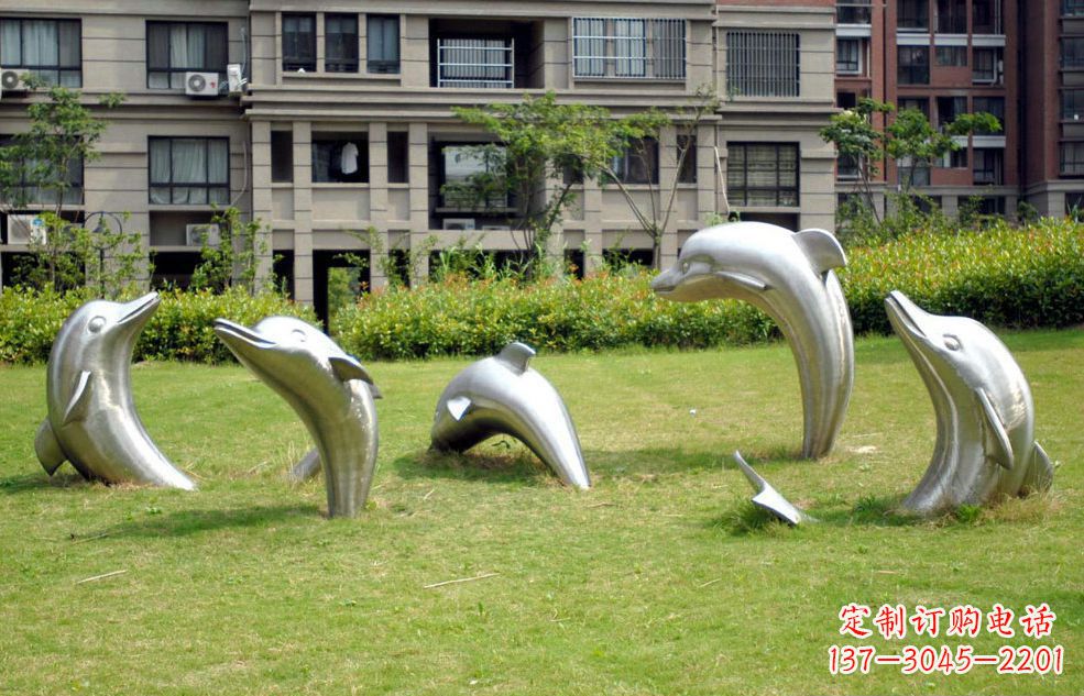 益阳不锈钢海豚传承海洋文化的象征