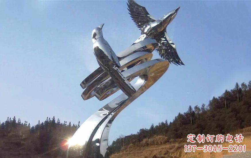 益阳不锈钢动物雕塑——美化城市环境