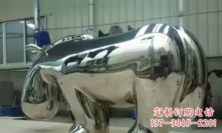 益阳不锈钢河马雕塑一种新颖的艺术形式