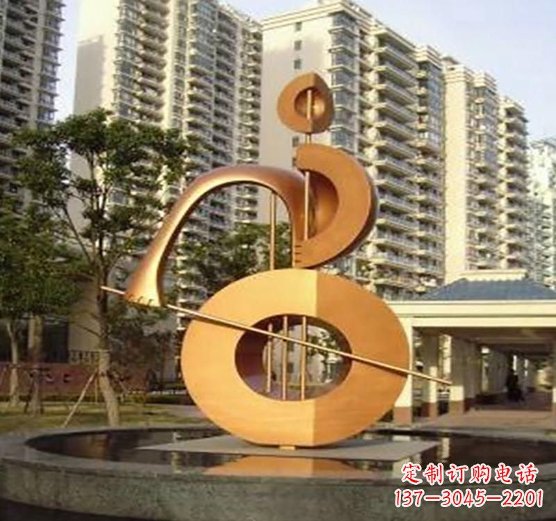 益阳不锈钢葫芦乐器雕塑精致的艺术瑰宝