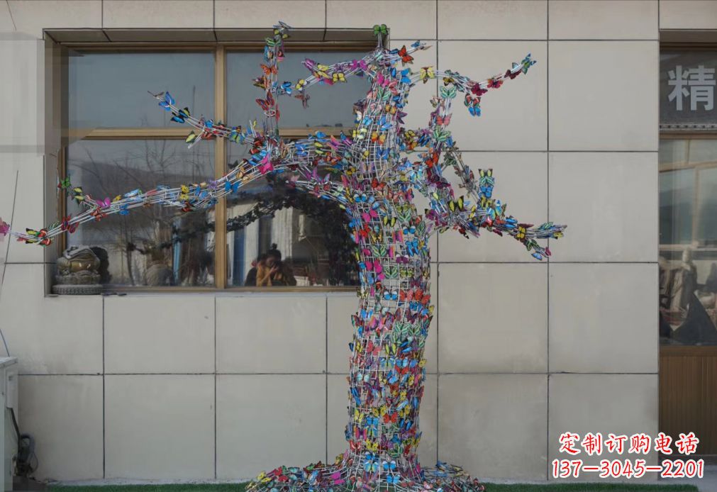 益阳不锈钢蝴蝶雕塑精美绝伦