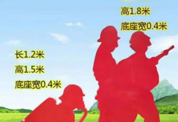 益阳表彰消防英雄——不锈钢消防员人物雕塑