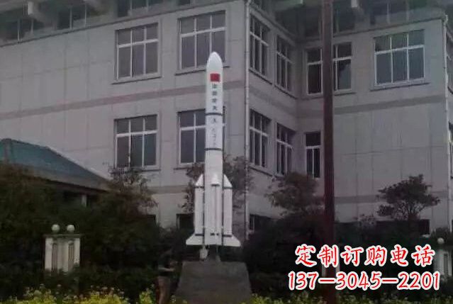 益阳不锈钢火箭雕塑给城市带来无限美