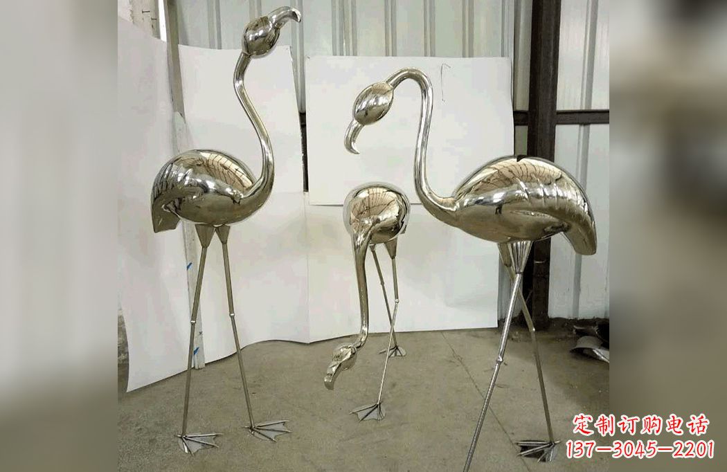 益阳不锈钢火烈鸟——雕塑之美