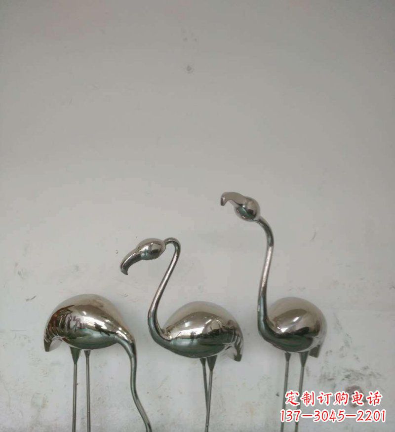 益阳不锈钢火烈鸟雕塑把自然之美带入公园