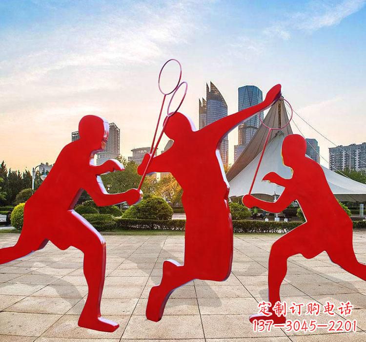 益阳不锈钢羽毛球雕塑艺术与运动的完美结合