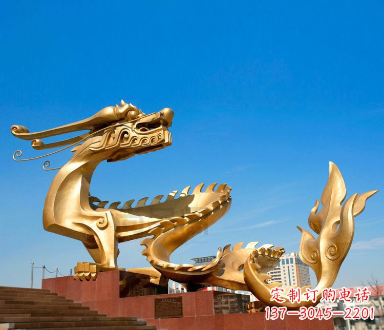 益阳不锈钢金龙——雕塑之美