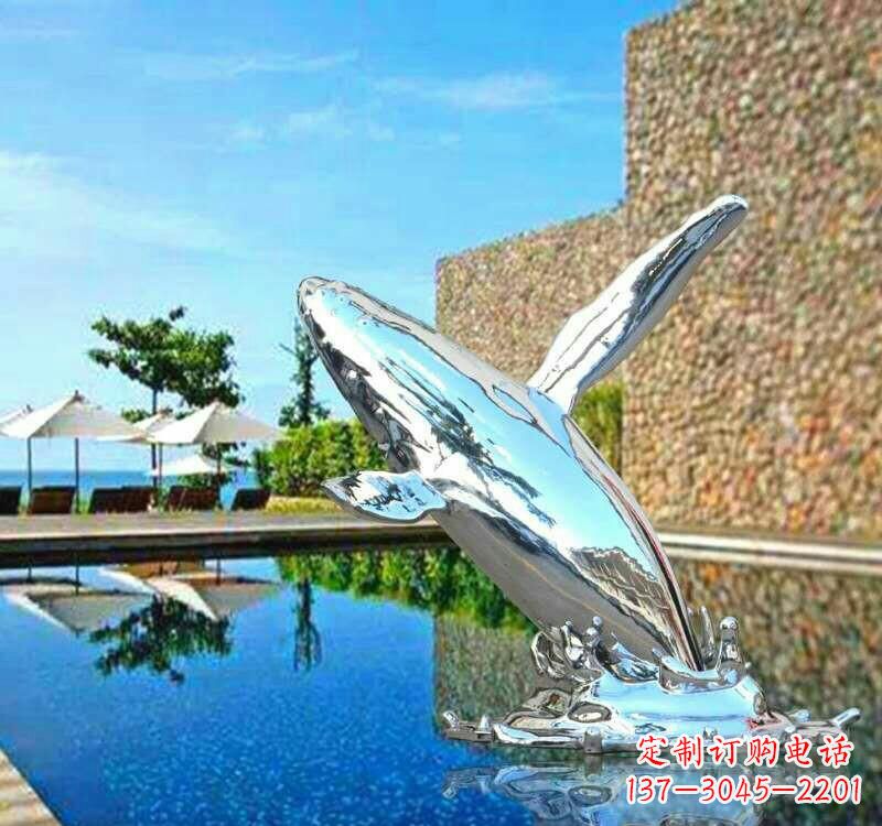 益阳不锈钢鲸鱼雕塑艺术之美