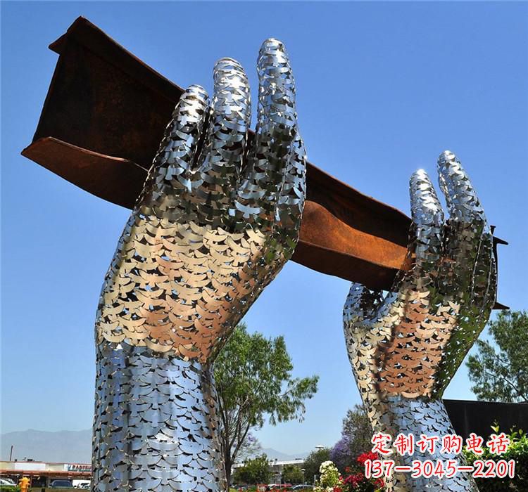 益阳不锈钢拱门雕塑精美绝伦