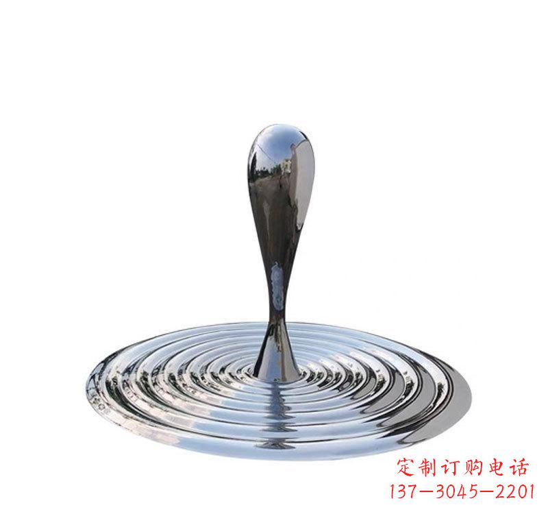 益阳不锈钢景区水滴雕塑精美绝伦