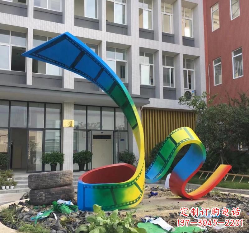 益阳不锈钢烤漆艺术胶卷雕塑——缔造艺术精品