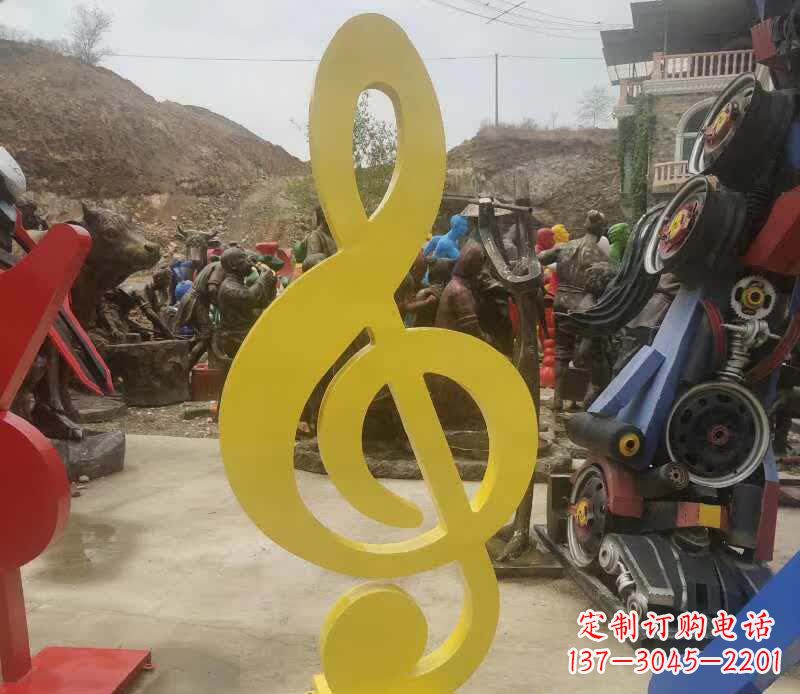 益阳不锈钢音符雕塑美丽而持久的艺术