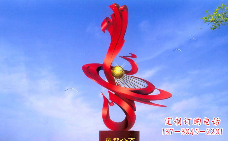 益阳不锈钢孔雀雕塑——迎接八方美好