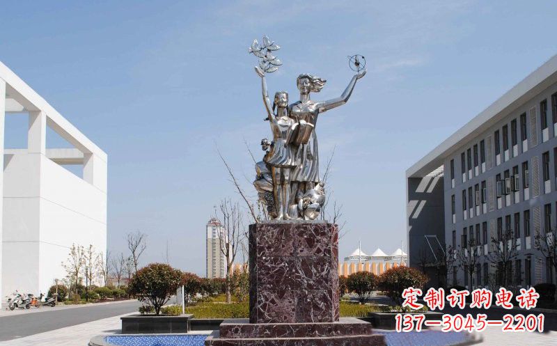 益阳不锈钢学生雕塑——记录学生成长的精美艺术品
