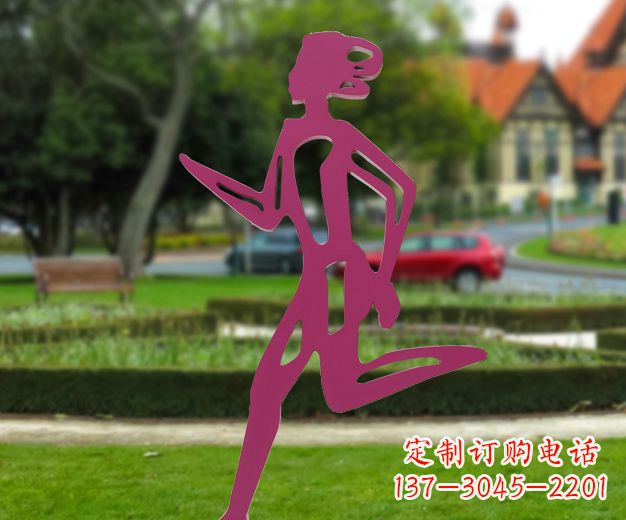 益阳精美不锈钢女人雕塑