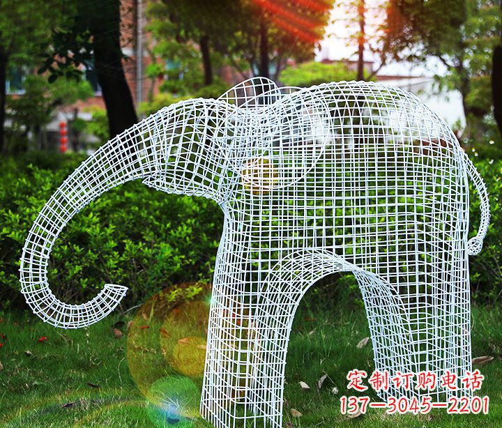 益阳不锈钢大象雕塑给城市带来美丽的艺术