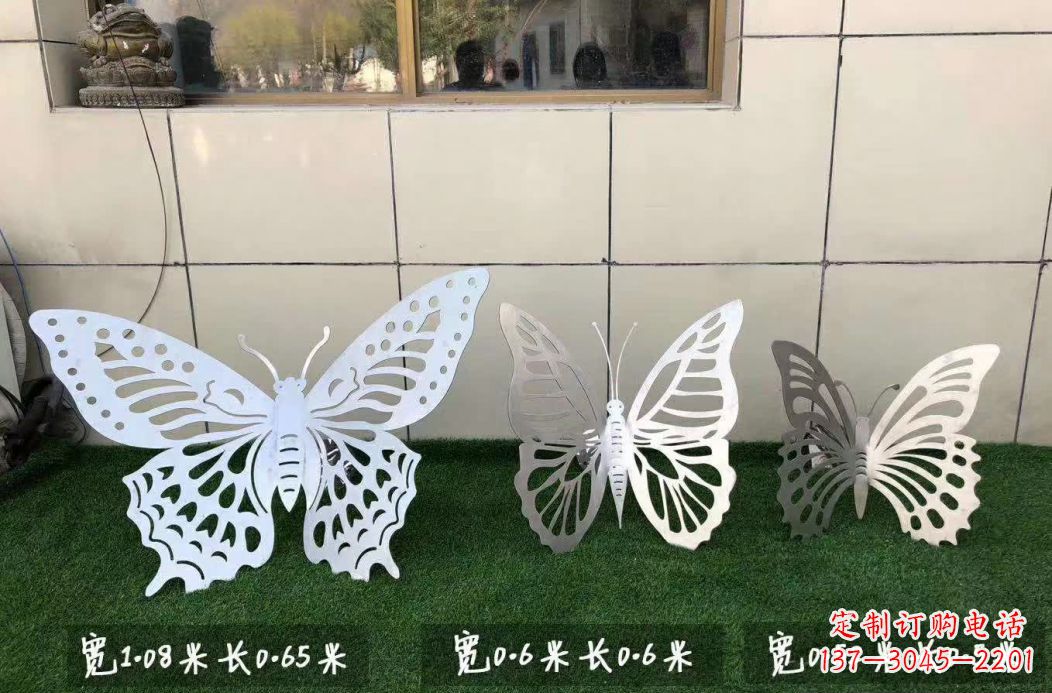 益阳不锈钢镂空蝴蝶公园雕塑——精美绝伦