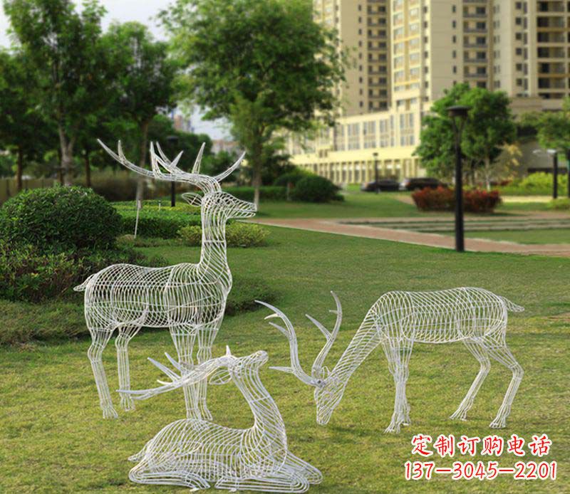 益阳精美梅花鹿雕塑,传承祖先文化瑰宝
