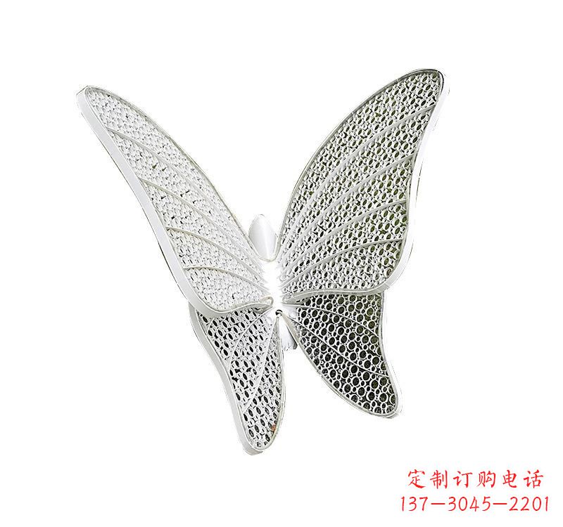 益阳不锈钢绿地蝴蝶雕塑