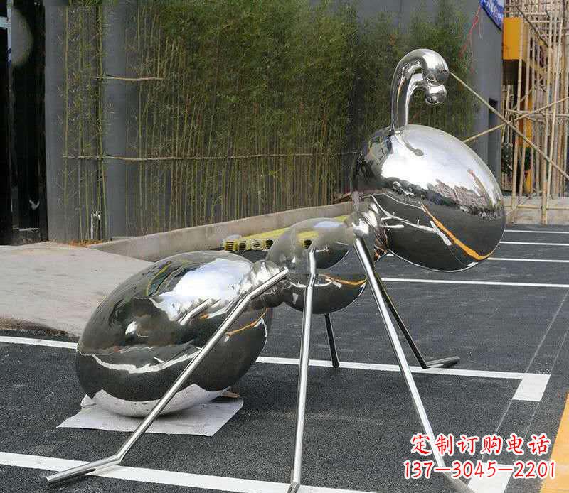 益阳不锈钢蚂蚁雕塑——艺术的融合