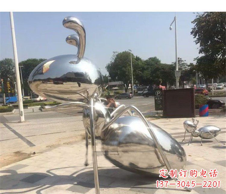 益阳不锈钢蚂蚁雕塑艺术与自然的完美结合