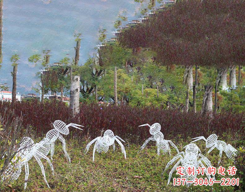 益阳不锈钢蚂蚁镂空雕塑艺术与自然的完美结合