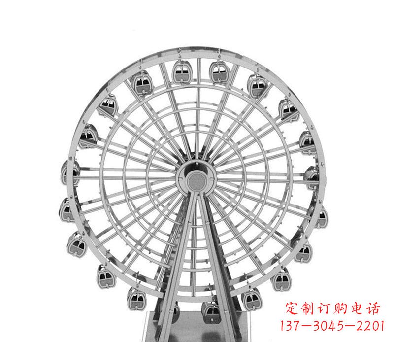 益阳不锈钢摩天轮雕塑引领城市风采