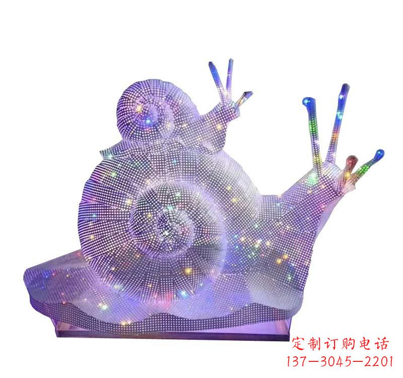 益阳不锈钢蜗牛雕塑一件精美的艺术品