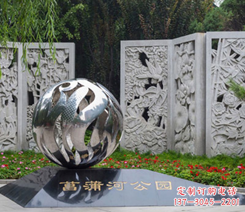 益阳飘带雕塑不锈钢的外部装饰