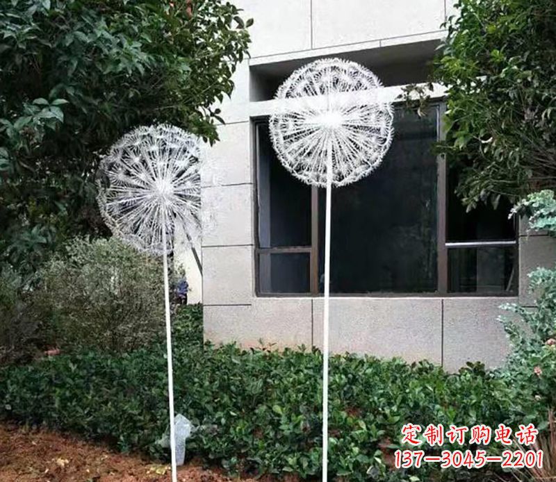 益阳不锈钢蒲公英雕塑绚丽多彩