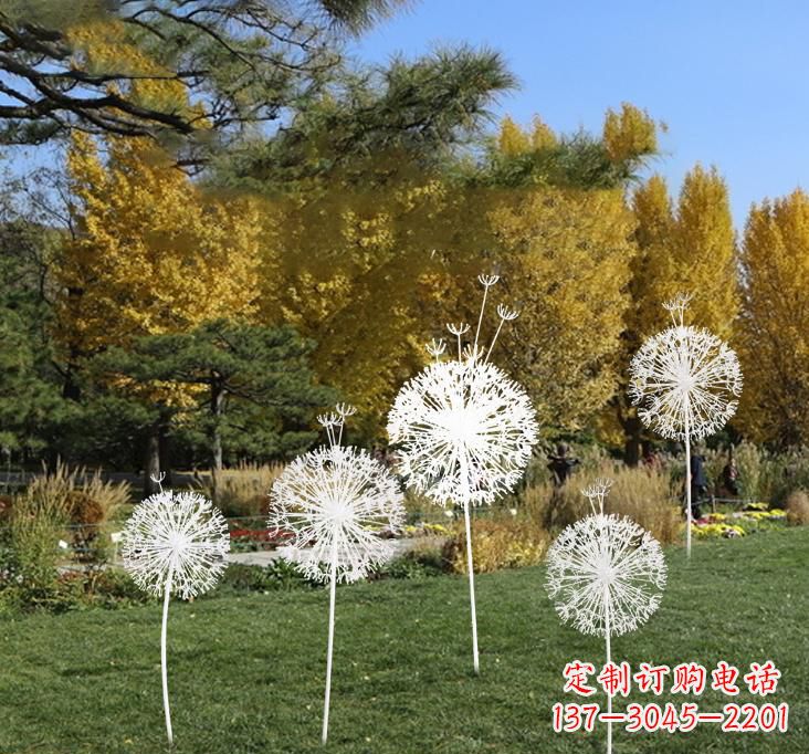 益阳不锈钢蒲公英景观雕塑艺术与美的完美结合