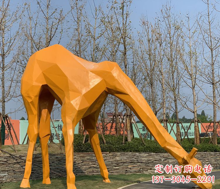 益阳不锈钢雕刻的精美动物雕塑