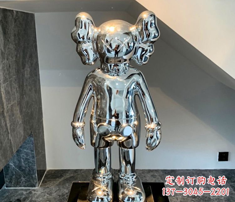 益阳精致的不锈钢机器人雕塑