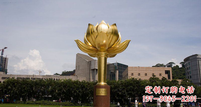 益阳不锈钢莲花雕塑——精美的艺术品