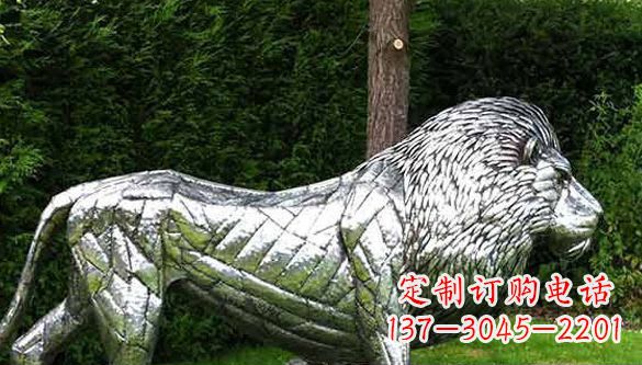 益阳不锈钢狮子雕塑拥有经典古典风格