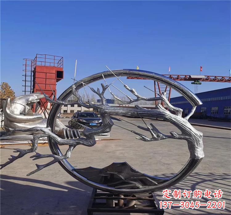 益阳不锈钢树枝雕塑艺术与自然的完美结合