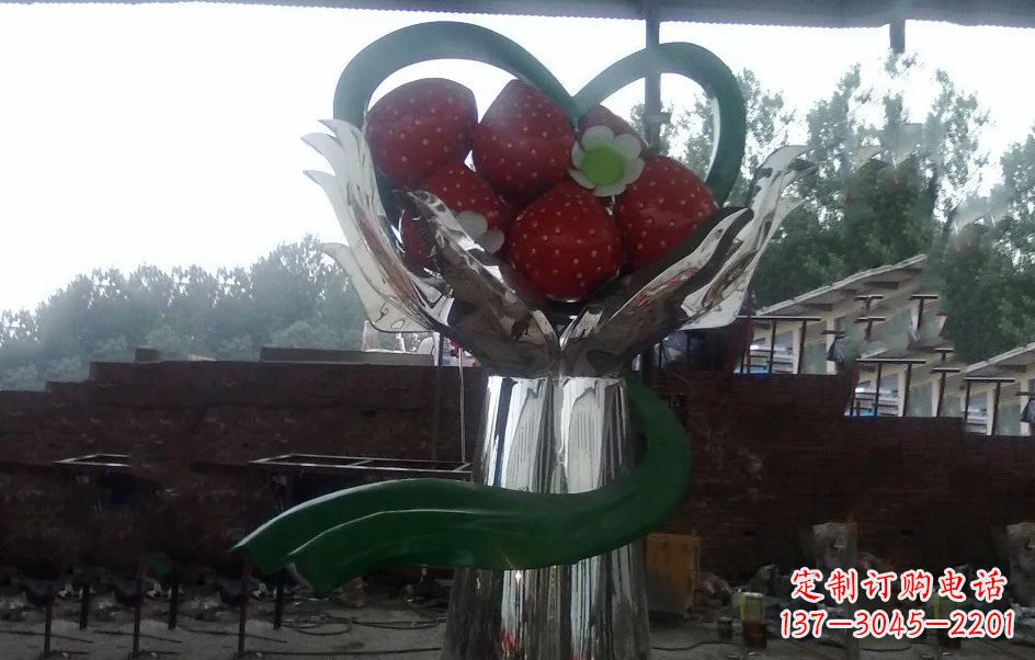 益阳不锈钢水果雕塑精美绝伦