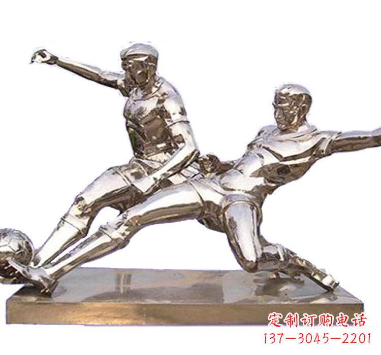 益阳不锈钢足球雕塑精美的艺术品
