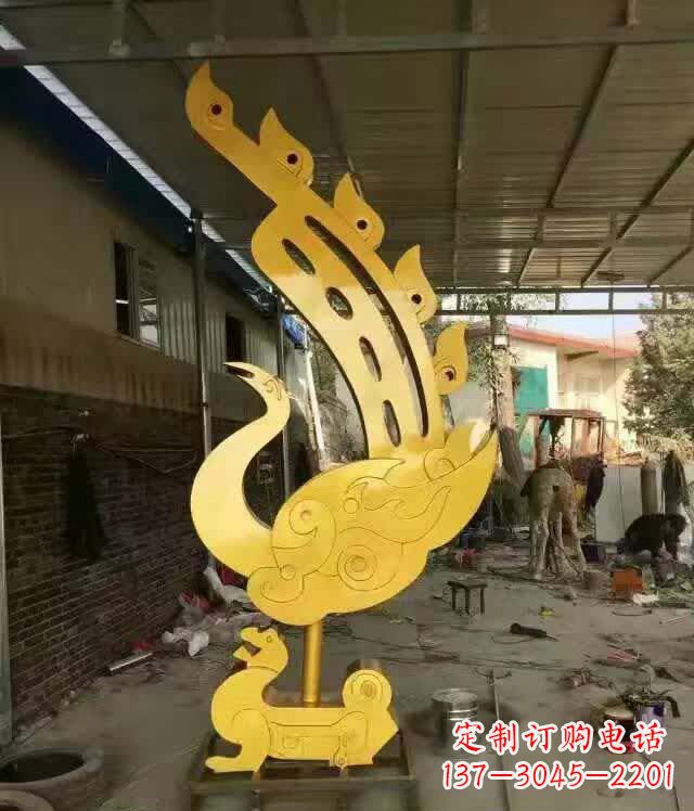 益阳不锈钢铁艺凤凰雕塑