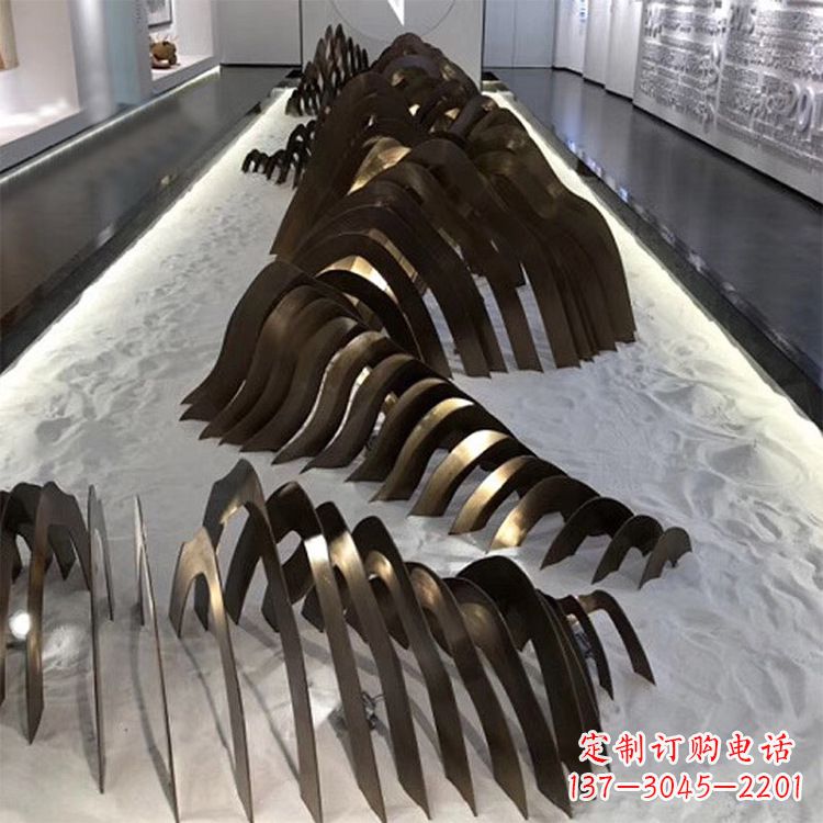 益阳不锈钢铁艺假山雕塑让自然风景回归