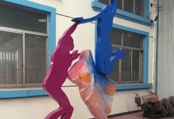 益阳不锈钢篮球运动员雕塑纪念篮球运动传奇