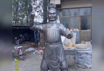 益阳不锈钢四大天王雕塑神圣守护者