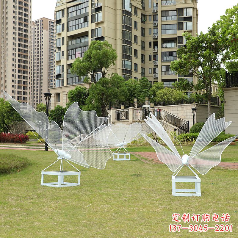 益阳不锈钢铁艺蝴蝶精美雕塑艺术