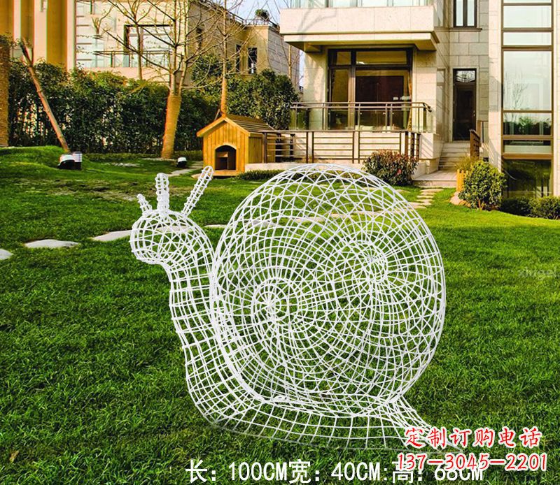 益阳不锈钢蜗牛雕塑进化的象征