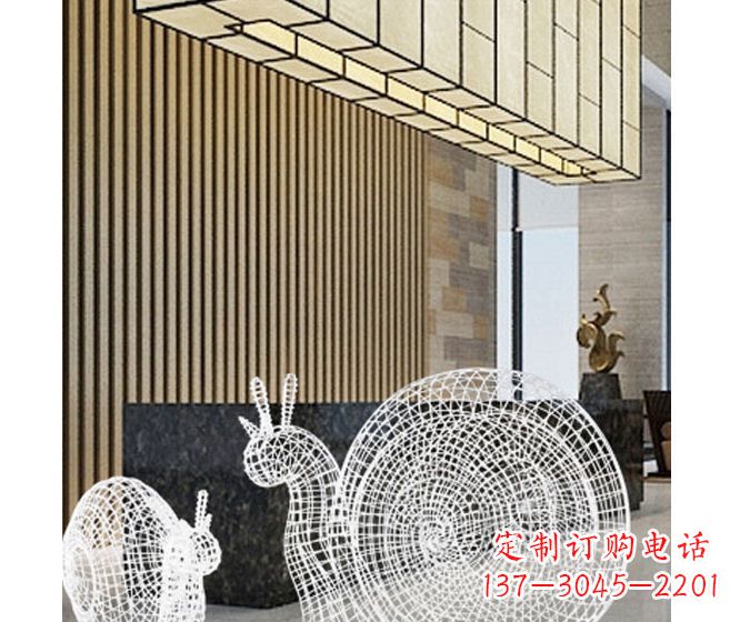 益阳不锈钢蜗牛雕塑精致多姿