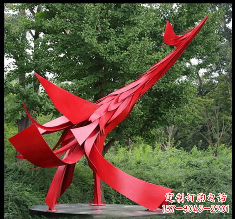益阳不锈钢凤凰雕塑——美丽而神秘的象征