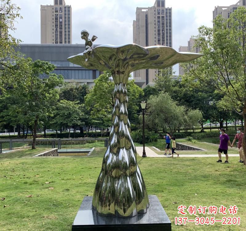 益阳不锈钢现代水滴雕塑美轮美奂的艺术精品