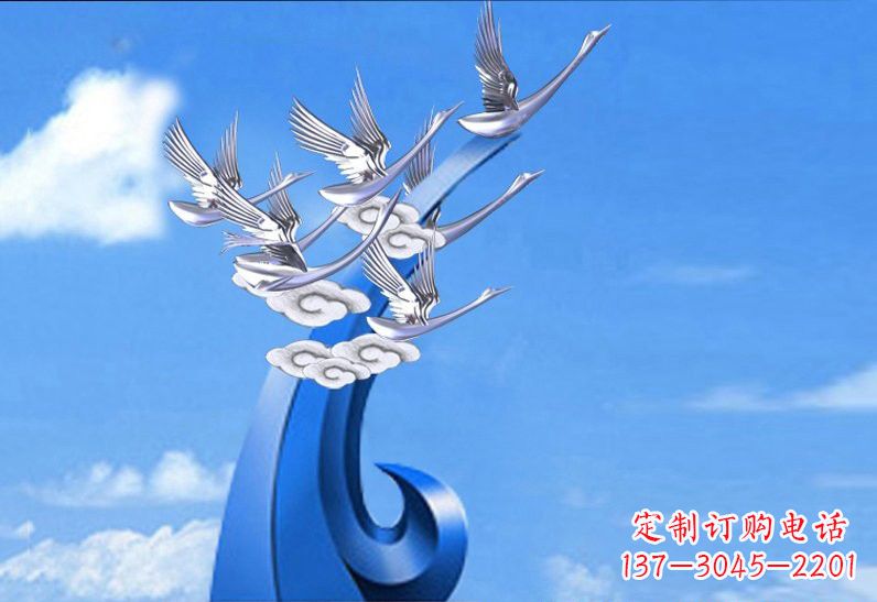 益阳不锈钢仙鹤美化环境